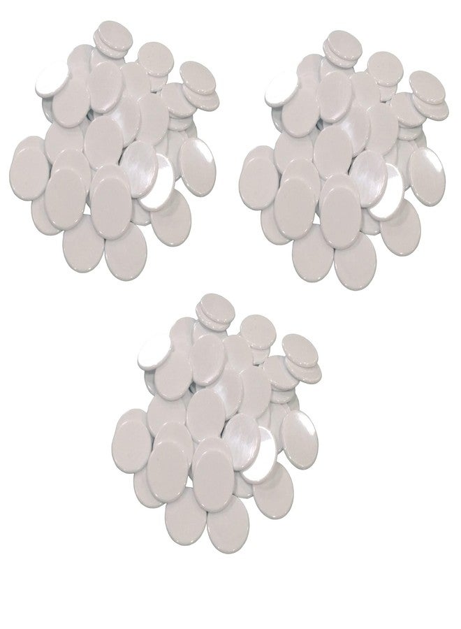 MOREL Round Plastic Plain Token Coin for Shop, Games, Stores,Casino, School ETC.(300 Coin, White Color -31 MM Dia Meter - Image 1